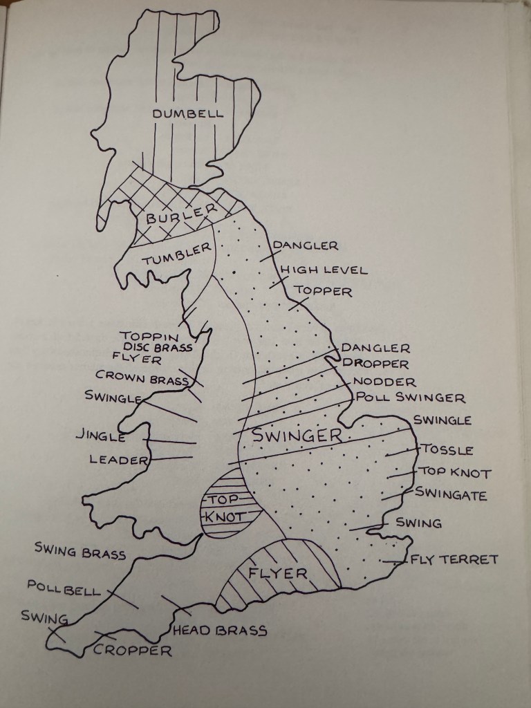 Map showing language used across Britain